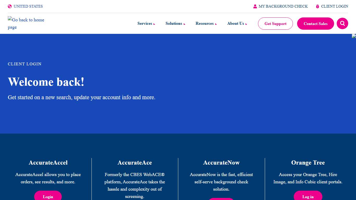 Client Login - Accurate